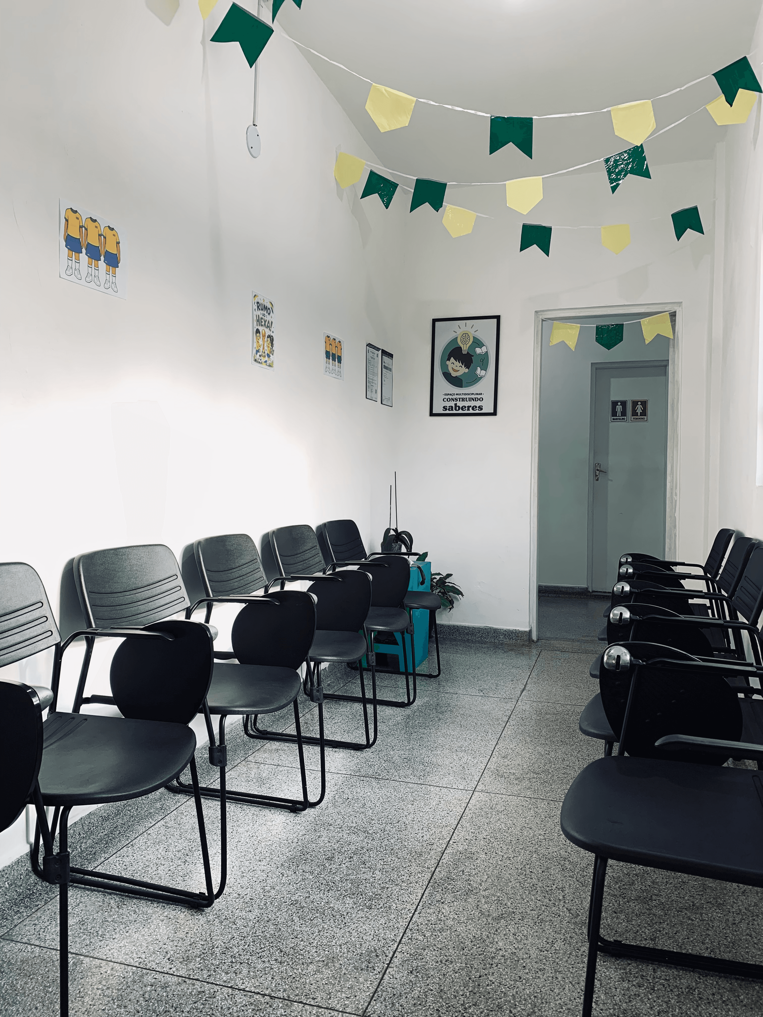 Corredor de acesso aos consultórios