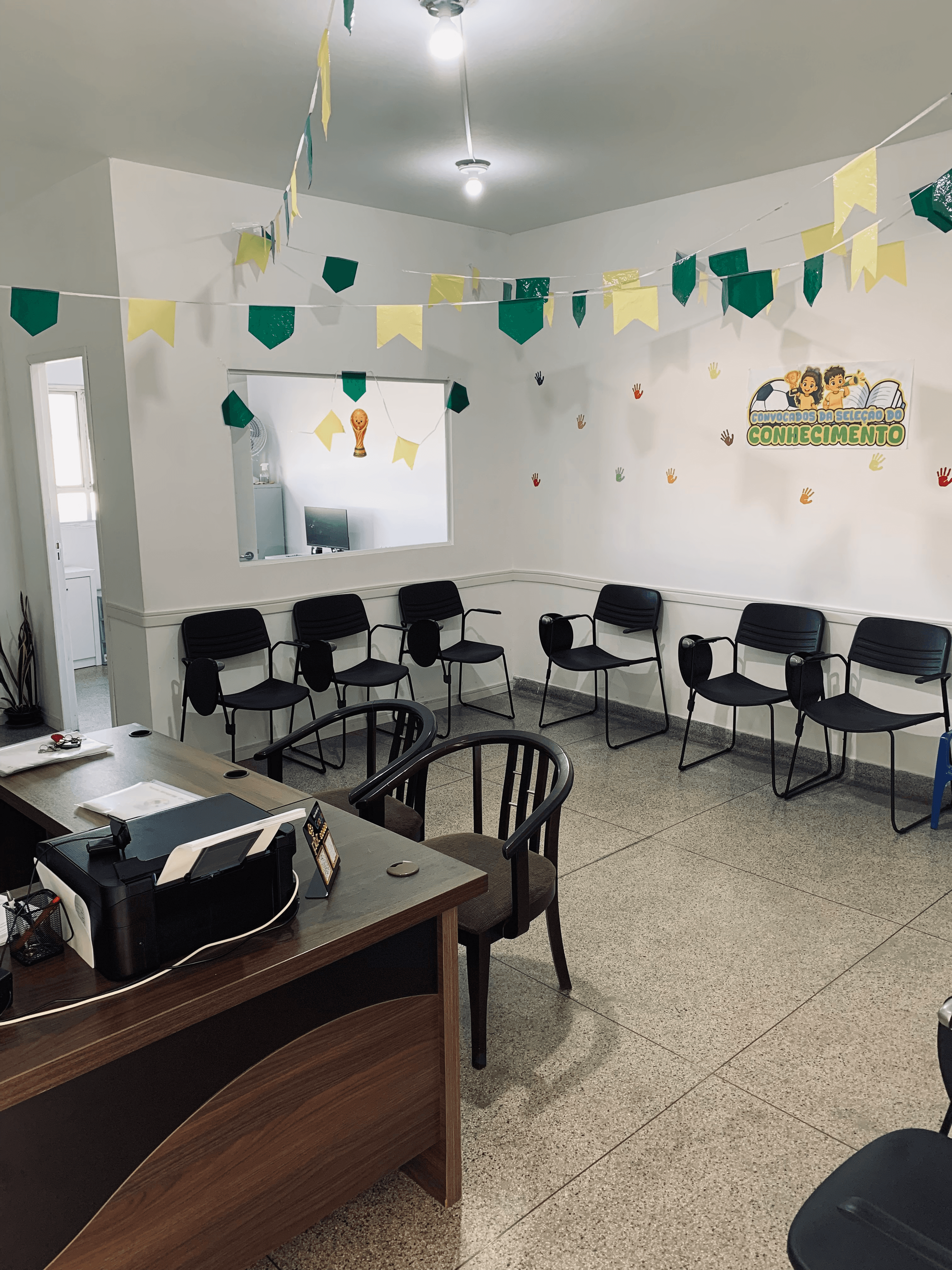 Recepção acolhedora da Construindo Saberes